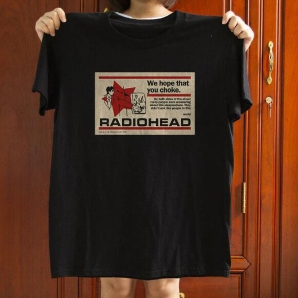 Radiohead We hope that you choke Unisex T-Shirt - Picture 1 of 4